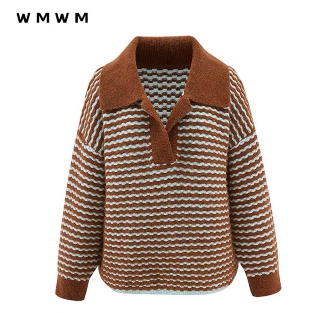 Designer brand oversize vintage wool&alpca sweater